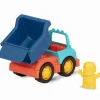 12M+|3 Lata + | B.Toys Happy Cruisers – zestaw 3 samochodów budowlanych z figurkami kierowców