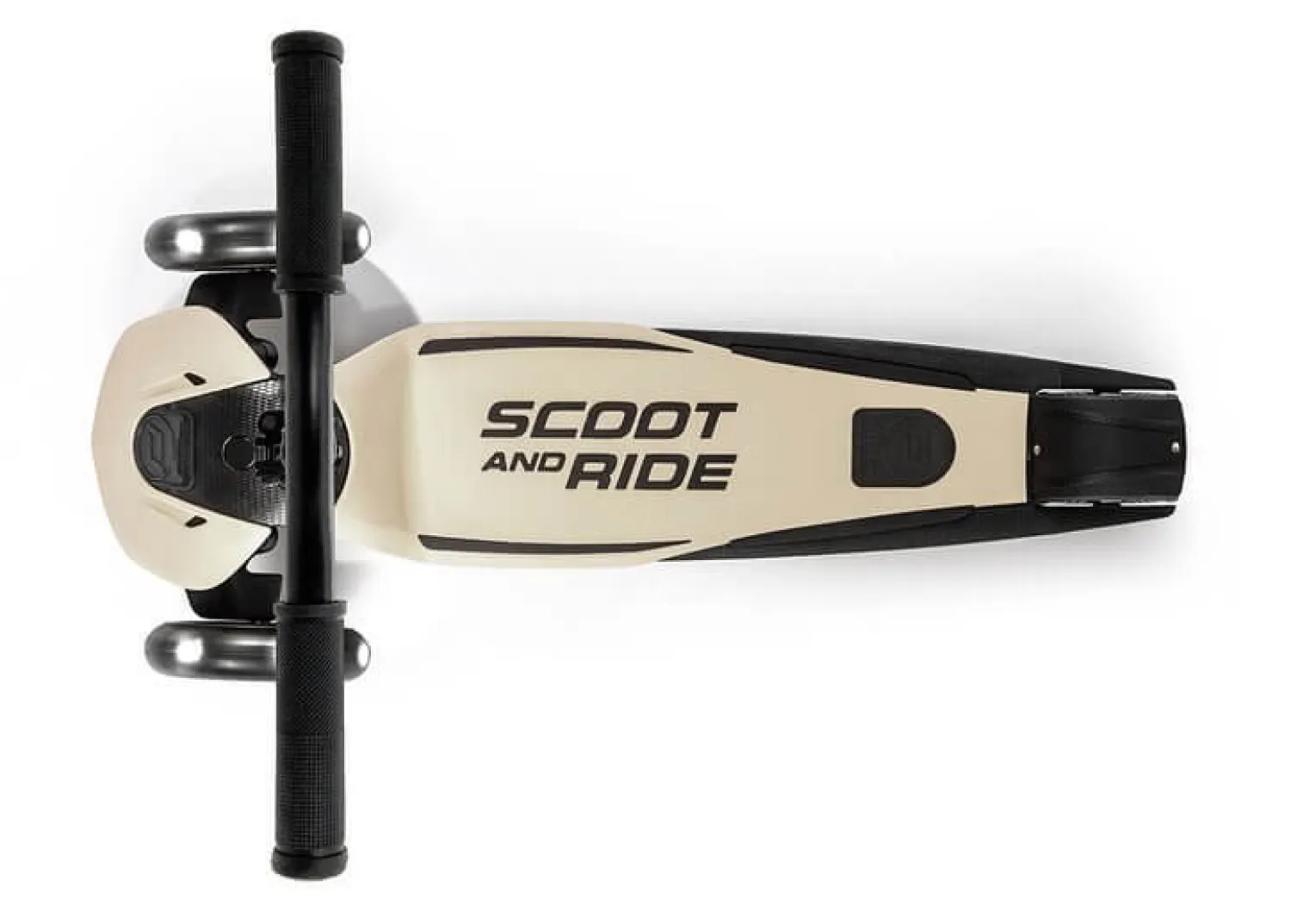 6 Lat+|7 Lat+ | Scootandride Highwaykick 5 LED Hulajnoga trójkołowa balansowa ze świecącymi kółkami 5+ Ash