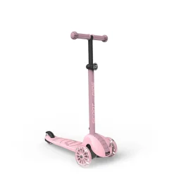 6 Lat+|3 Lata + | Scootandride Highwaykick 3S Hulajnoga z systemem sterowania 2w1 i kółkami LED składana 3+ Rose