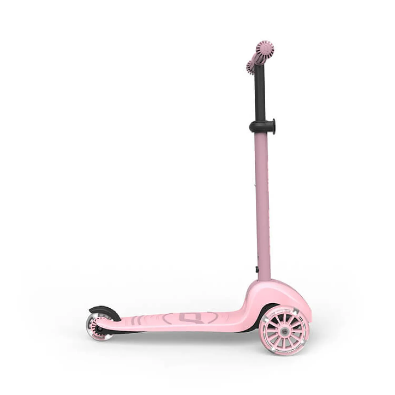 6 Lat+|3 Lata + | Scootandride Highwaykick 3S Hulajnoga z systemem sterowania 2w1 i kółkami LED składana 3+ Rose