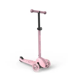 6 Lat+|3 Lata + | Scootandride Highwaykick 3S Hulajnoga z systemem sterowania 2w1 i kółkami LED składana 3+ Rose