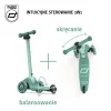 6 Lat+|3 Lata + | Scootandride Highwaykick 3S Hulajnoga z systemem sterowania 2w1 i kółkami LED składana 3+ Forest