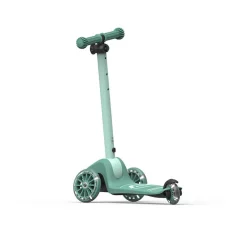 6 Lat+|3 Lata + | Scootandride Highwaykick 3S Hulajnoga z systemem sterowania 2w1 i kółkami LED składana 3+ Forest