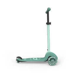 6 Lat+|3 Lata + | Scootandride Highwaykick 3S Hulajnoga z systemem sterowania 2w1 i kółkami LED składana 3+ Forest