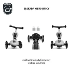 Motoryka Duża|Jeździki | Scootandride Highwaykick 1 2w1 Jeździk i hulajnoga 1-5 lat Blueberry kolekcja Icecream