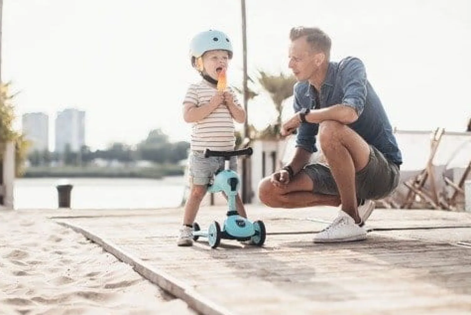 Motoryka Duża|Jeździki | Scootandride Highwaykick 1 2w1 Jeździk i hulajnoga 1-5 lat Blueberry kolekcja Icecream