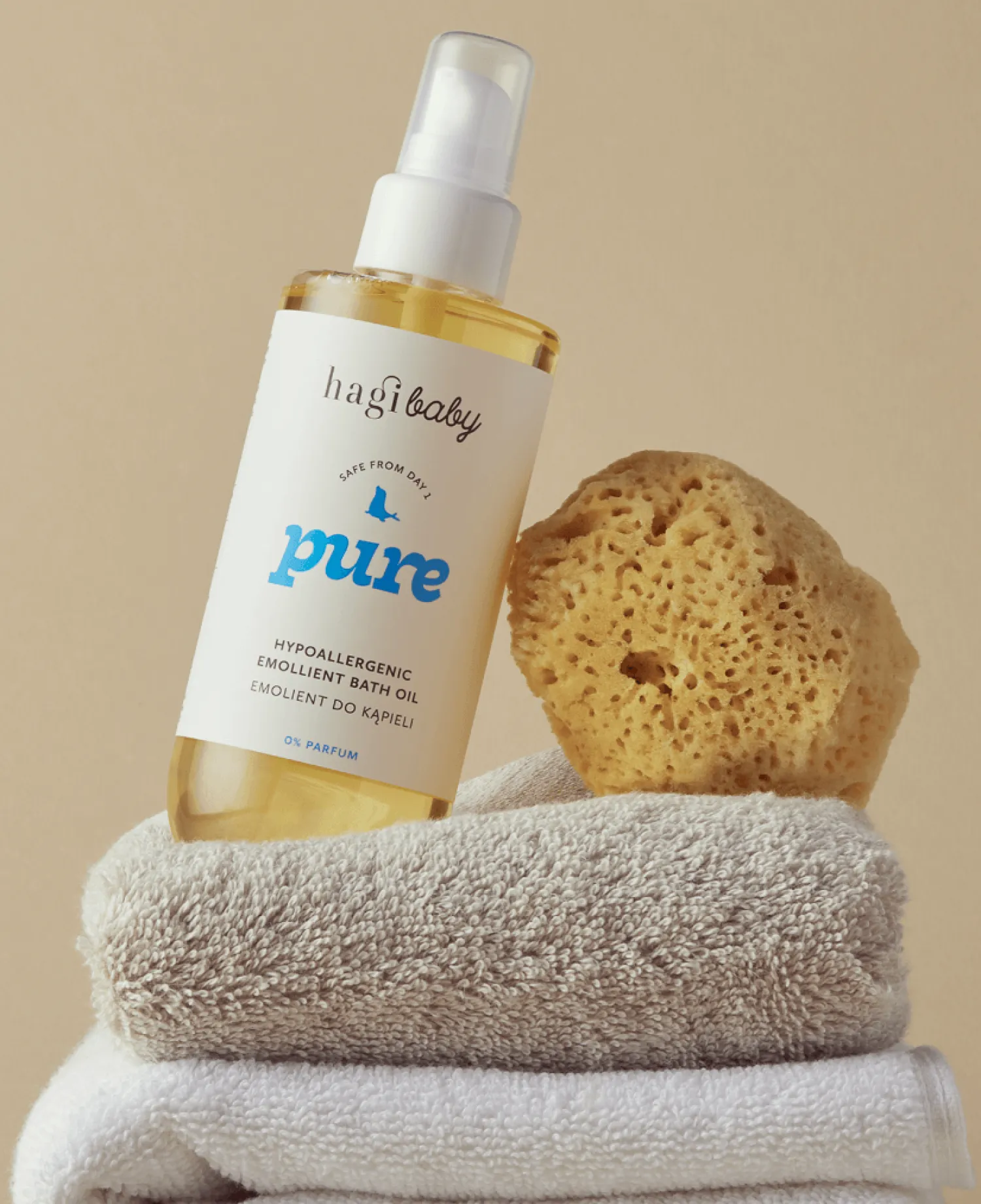 Naturalne Kosmetyki|Naturalne Kosmetyki | Hagi Cosmetics Hipoalergiczny emolient do kąpieli Hagi Baby Pure, 200ml