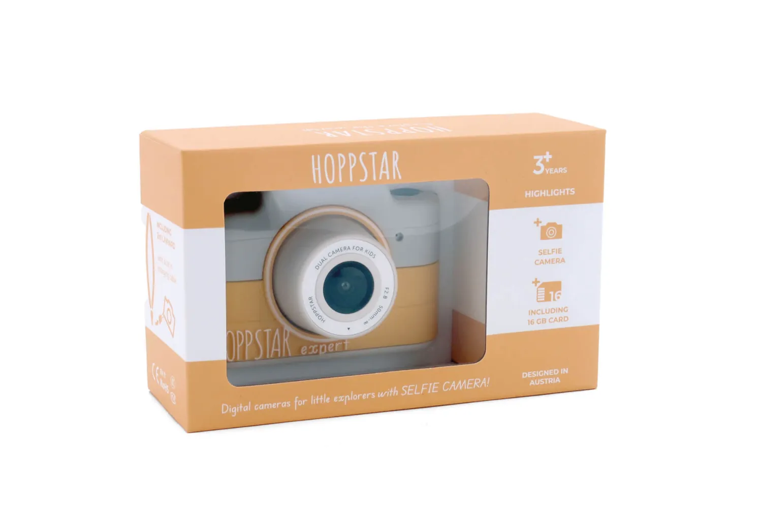 Idealne W Podróży|6 Lat+ | Hoppstar Aparat fotograficzny dla dzieci Expert - Citron