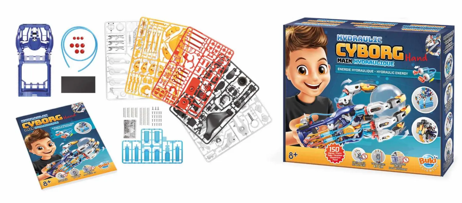 Edukacyjne|8 Lat+ | Buki Hydrauliczna ręka cyborga