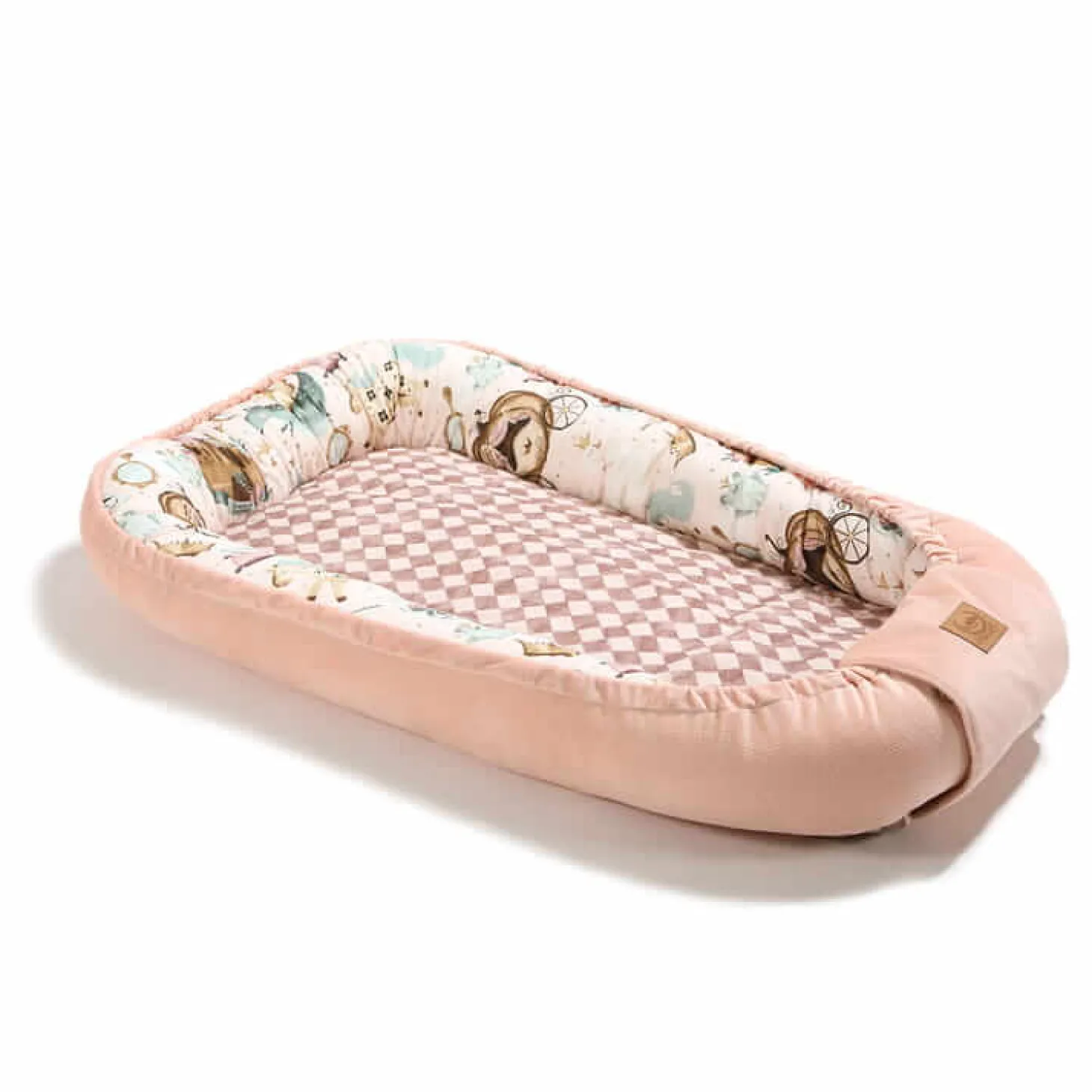 II GATUNEK: Kokon niemowlęcy BEST NEST - PRINCESS, POWDER PINK