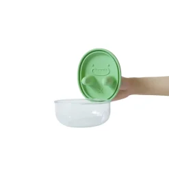 Lunchboxy|Przechowywanie Jedzenia | Monchi Innowacyjny pojemnik na przekąski FINGER SNACK BOWL - Mint Green