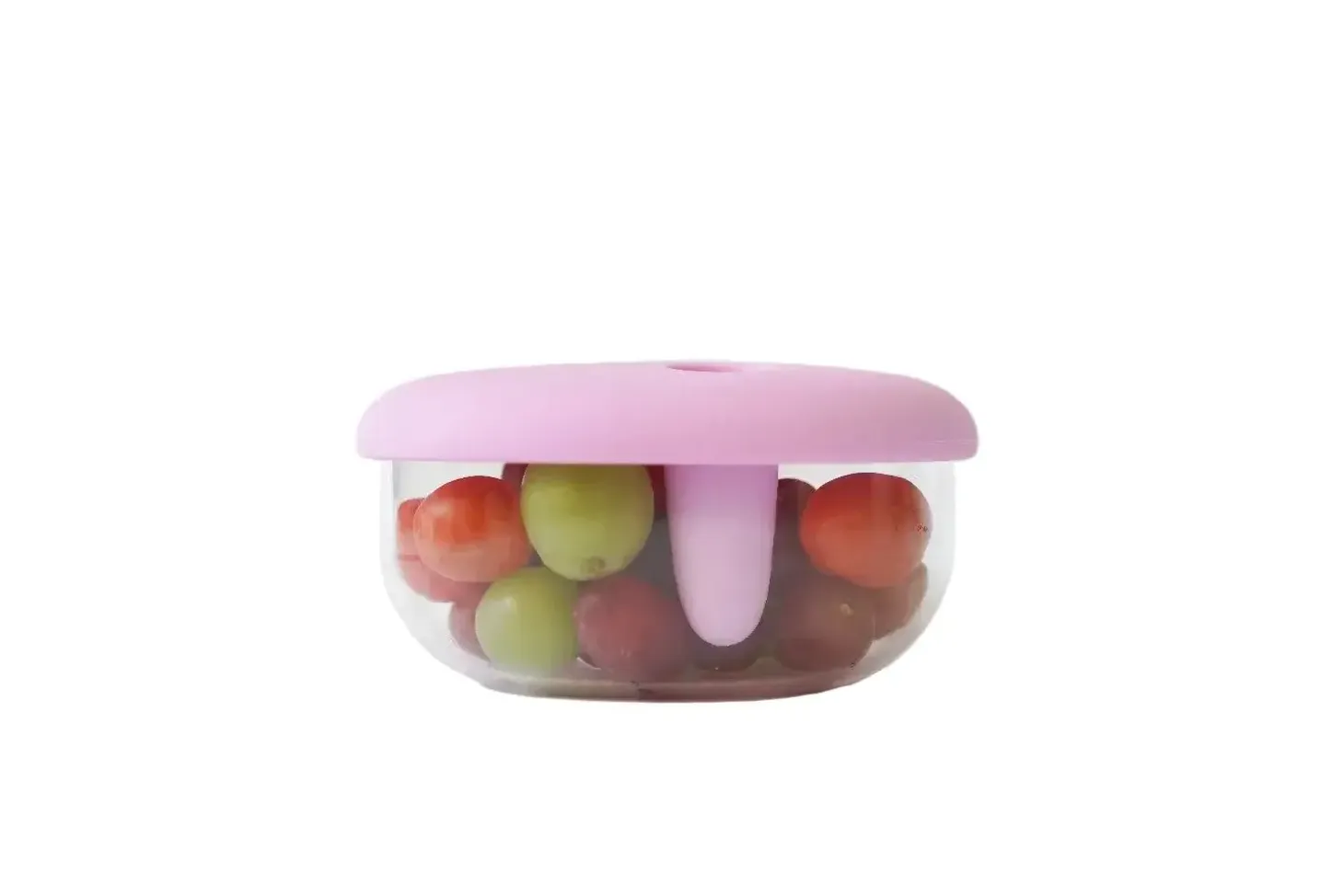Innowacyjny pojemnik na przekąski FINGER SNACK BOWL - Lavender Purple
