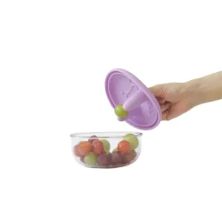 Innowacyjny pojemnik na przekąski FINGER SNACK BOWL - Lavender Purple
