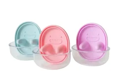 Lunchboxy|Przechowywanie Jedzenia | Monchi Innowacyjny pojemnik na przekąski FINGER SNACK BOWL - Peony Pink