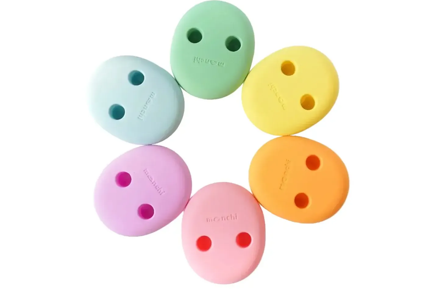 Innowacyjny pojemnik na przekąski FINGER SNACK BOWL - Powder Blue