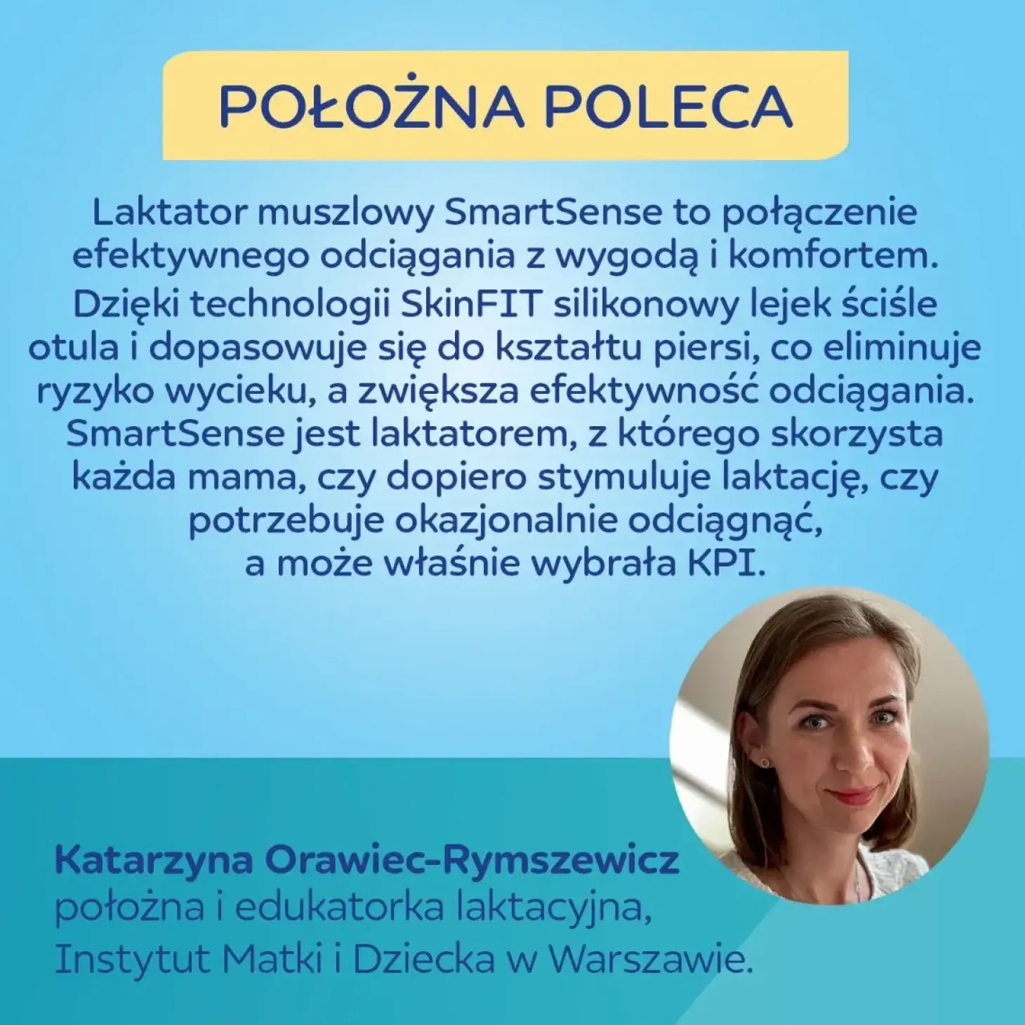 Inteligentny laktator muszlowy SmartSense