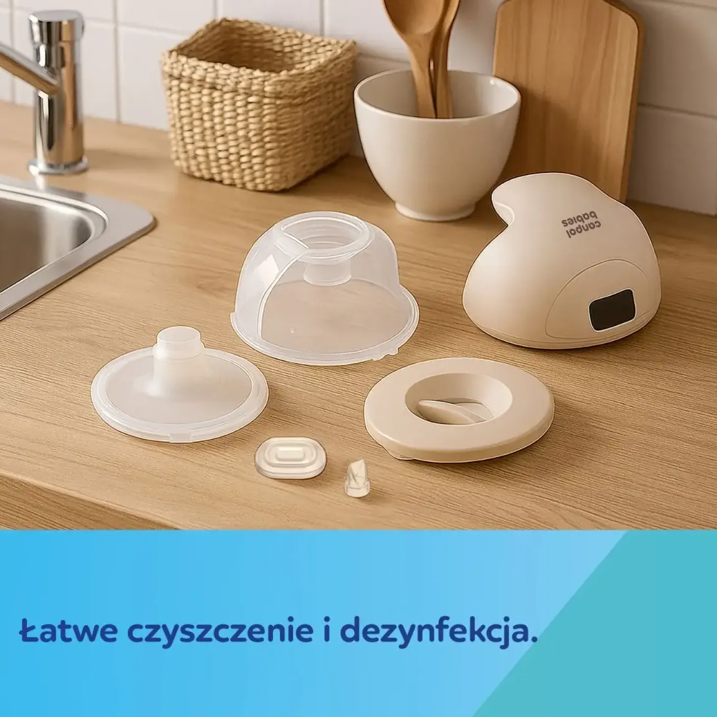 Inteligentny laktator muszlowy SmartSense
