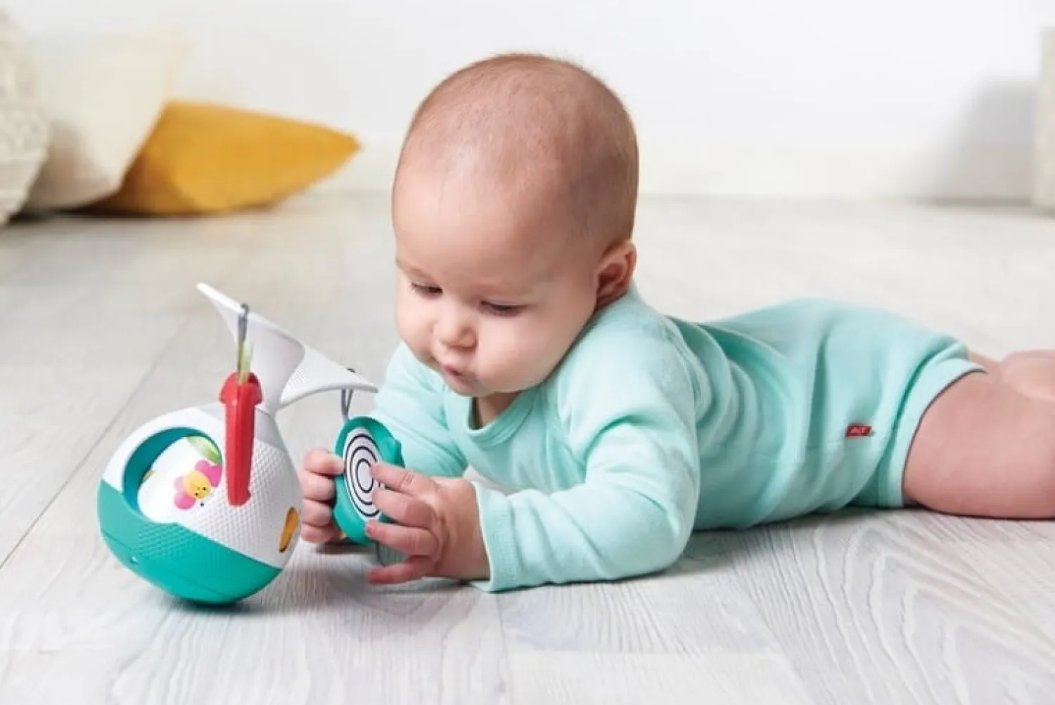 Aktywizujące | Tiny Love Interaktywna karuzela, czas dla brzuszka - Zabawa na łące