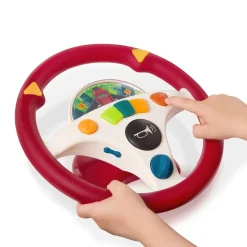 Samochodziki, Pojazdy | B.Toys Interaktywna KIEROWNICA muzyczna - czerowna
