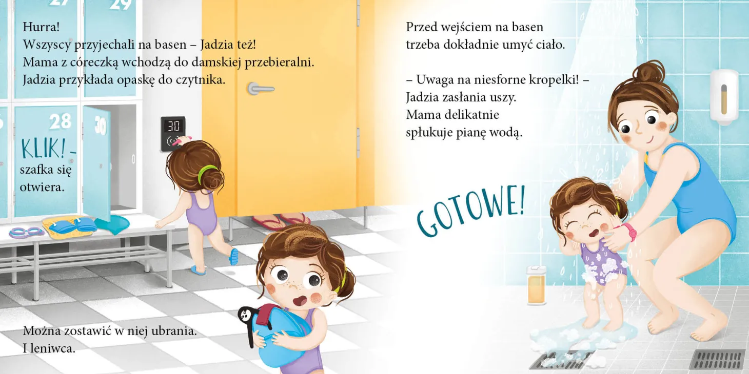 Jadzia Pętelka idzie na basen