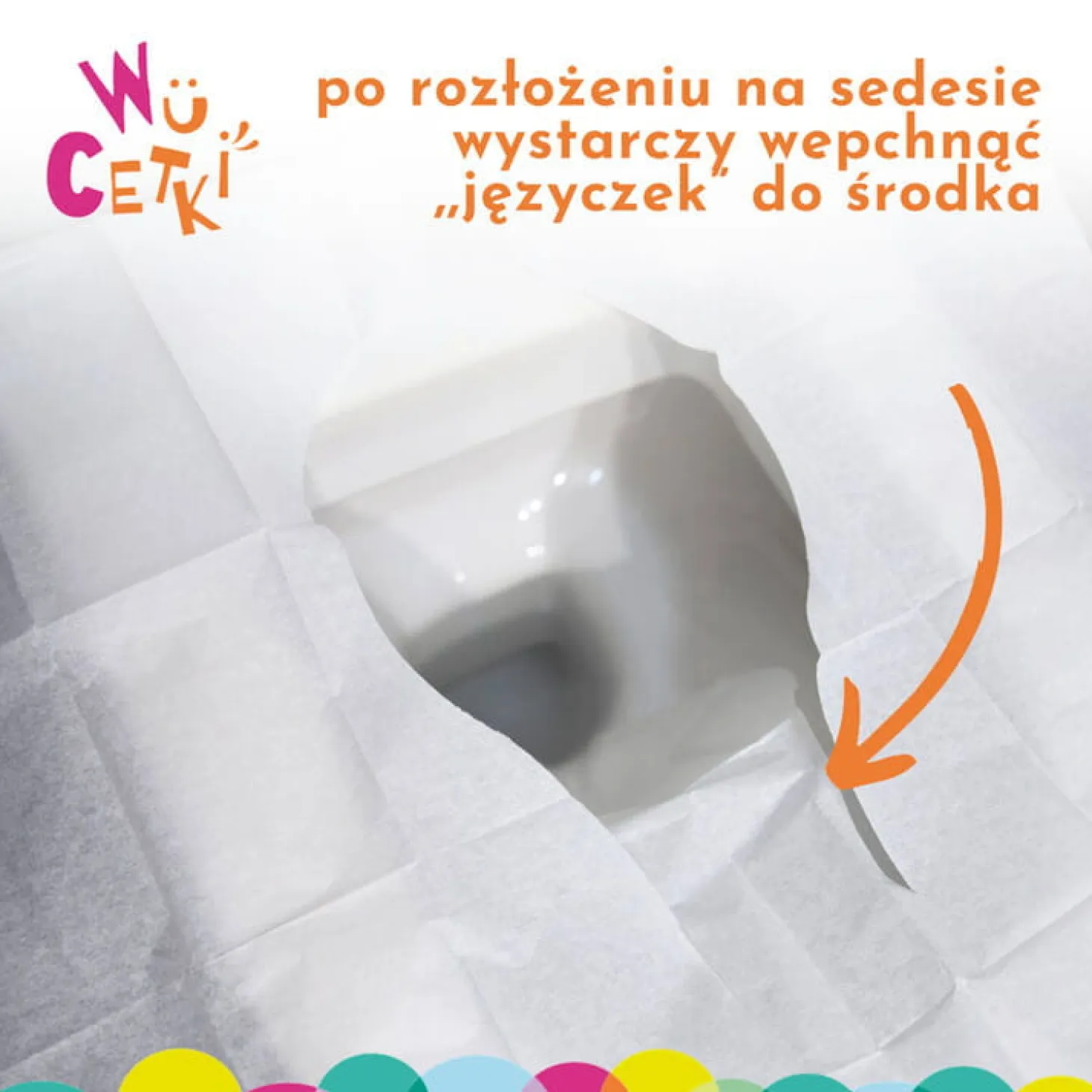Jednorazowe nakładki na toaletę dla dzieci i dorosłych – wydłużone brzegi, 10 szt.