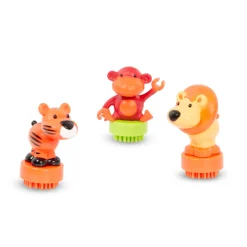 6 Lat+|3 Lata + | B.Toys Jungle Adventures - klocki jeżyki w tubie - zestaw DŻUNGLA, 54 elementy