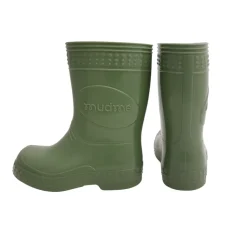 Uwaga Na Kałuże | Mudme Kalosze dziecięce - sage green