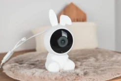 Bezpieczeństwo W Domu|Ułatwiacze Życia | InnoGIO Kamera Wi-Fi Elektroniczna niania GIOsafety Rabbit – kamera monitorująca do użytku rodzinnego