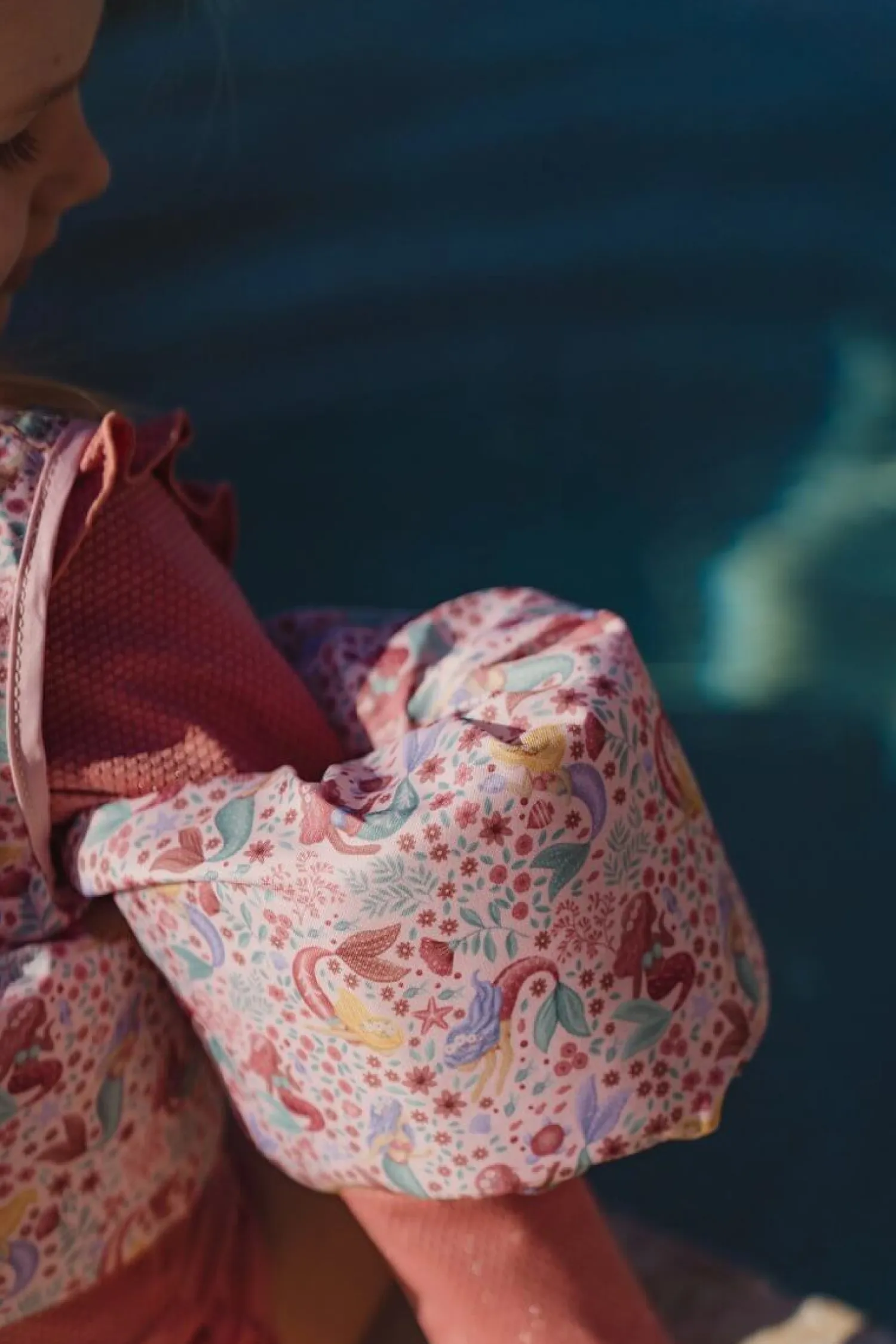 Stroje Kąpielowe|Stroje Kąpielowe | Little Dutch Kamizelka do nauki pływania z rękawkami Dreamy Mermaid
