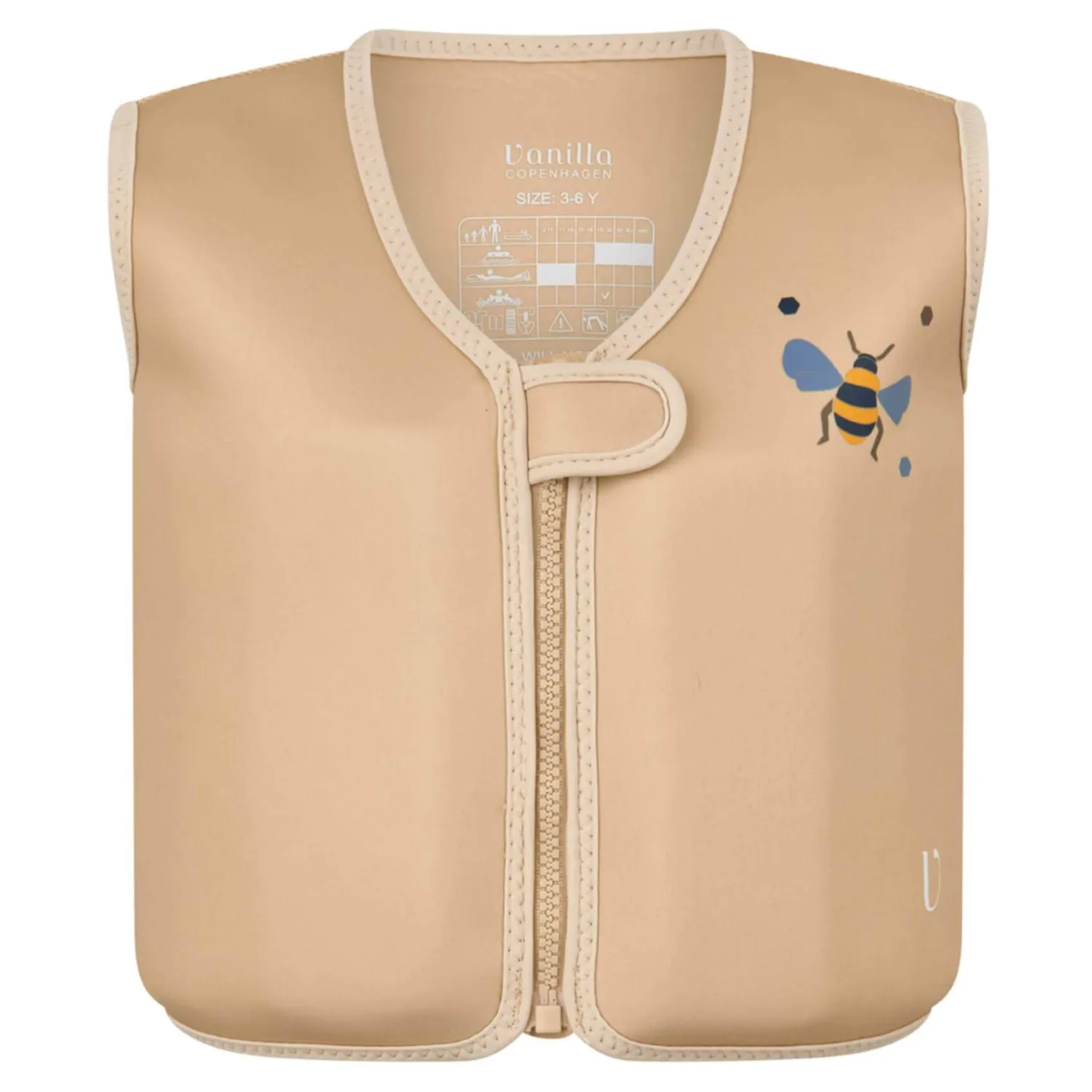 Plażowe|Akcesoria Do Pływania | Vanilla Copenhagen Kamizelka do pływania Neo Honeybee Beige