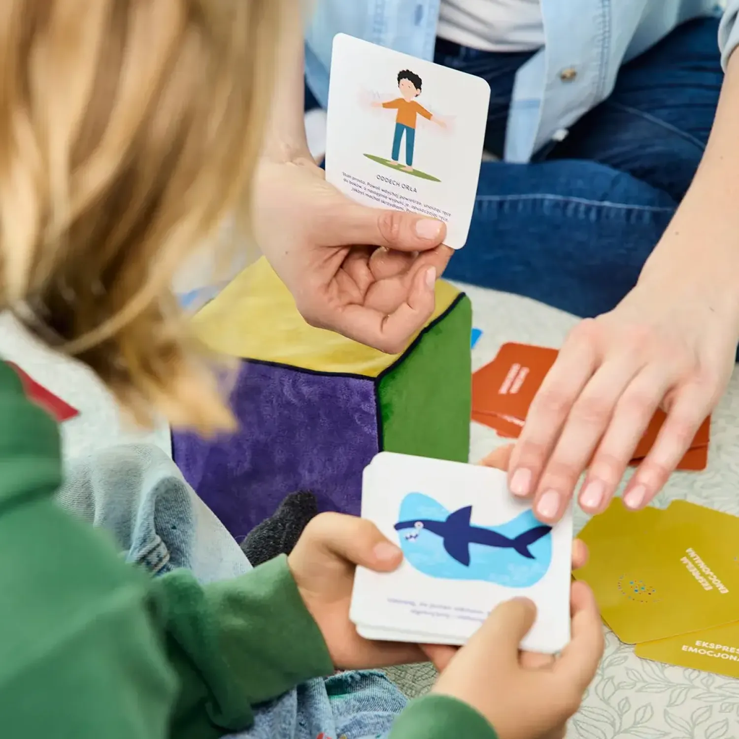 6 Lat+|Aktywizujące | rozwojowa mama Karty do kostki aktywności - mindfulness + mini e-book 4+