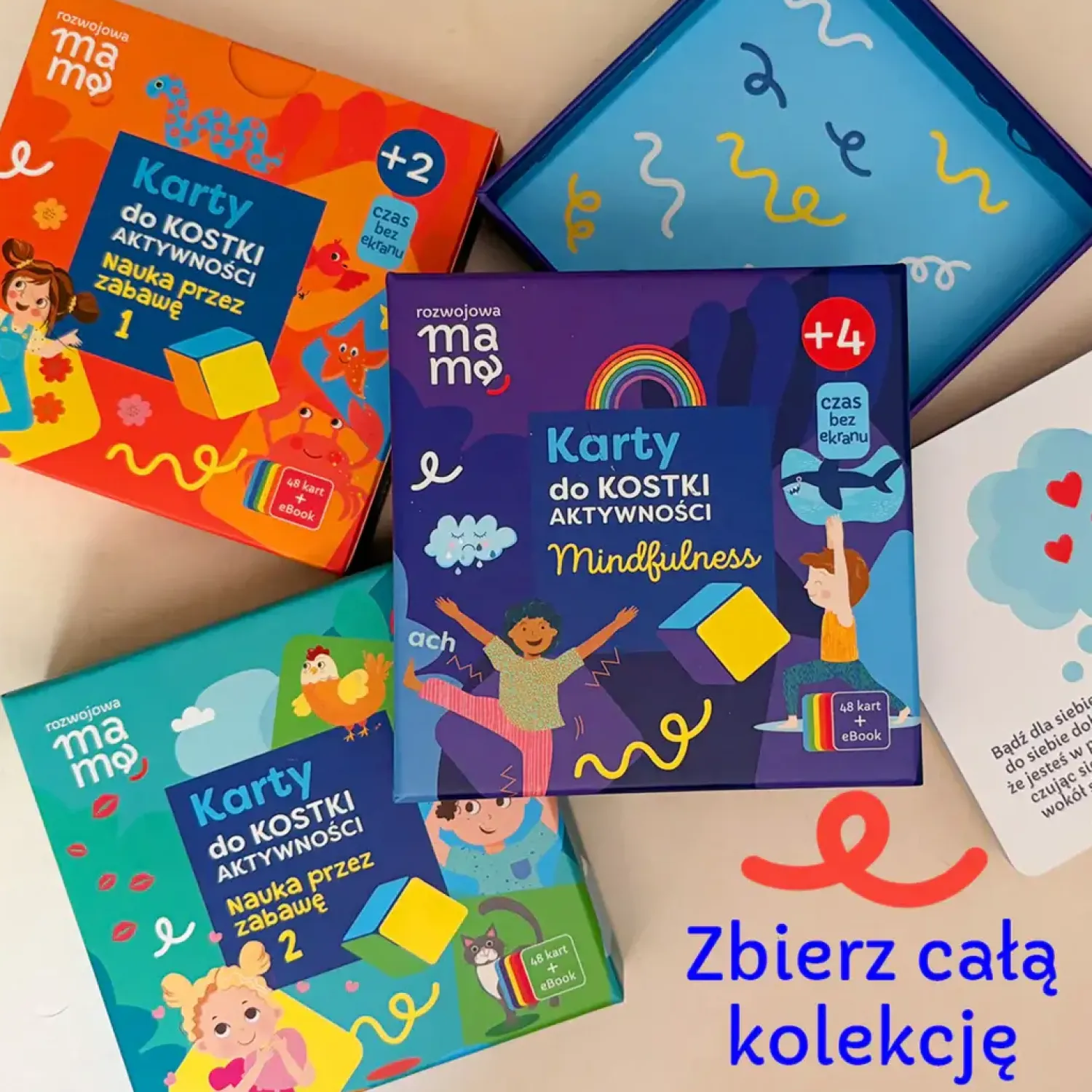6 Lat+|Aktywizujące | rozwojowa mama Karty do kostki aktywności - szalona zabawa 2+