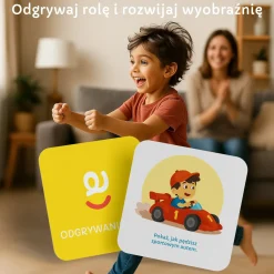 6 Lat+|Aktywizujące | rozwojowa mama Karty do kostki aktywności - szalona zabawa 2+