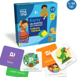 6 Lat+|Aktywizujące | rozwojowa mama Karty do kostki aktywności - szalona zabawa 2+
