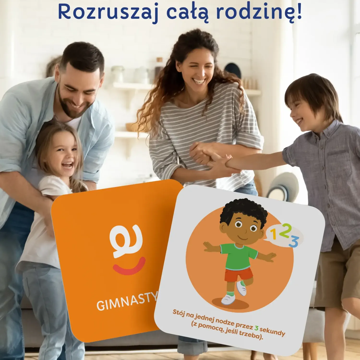 6 Lat+|Aktywizujące | rozwojowa mama Karty do kostki aktywności - szalona zabawa 2+