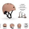 Kaski Dla Dzieci|Przydatne Akcesoria | Scootandride Kask S-M dla dzieci 3+ Mocha