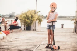 Kaski Dla Dzieci|Przydatne Akcesoria | Scootandride Kask S-M dla dzieci 3+ Peach kolekcja Icecream
