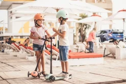 Kaski Dla Dzieci|Przydatne Akcesoria | Scootandride Kask S-M dla dzieci 3+ Peach kolekcja Icecream