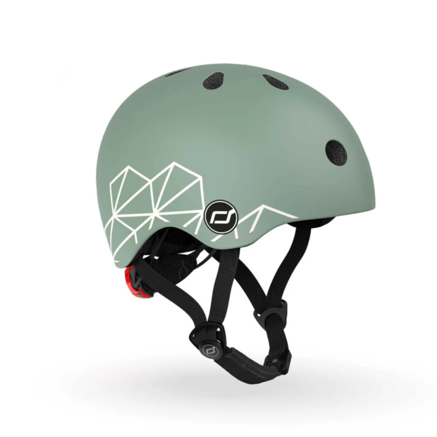 Kaski Dla Dzieci|Przydatne Akcesoria | Scootandride Kask XXS-S dla dzieci 1-5 lat Green Lines