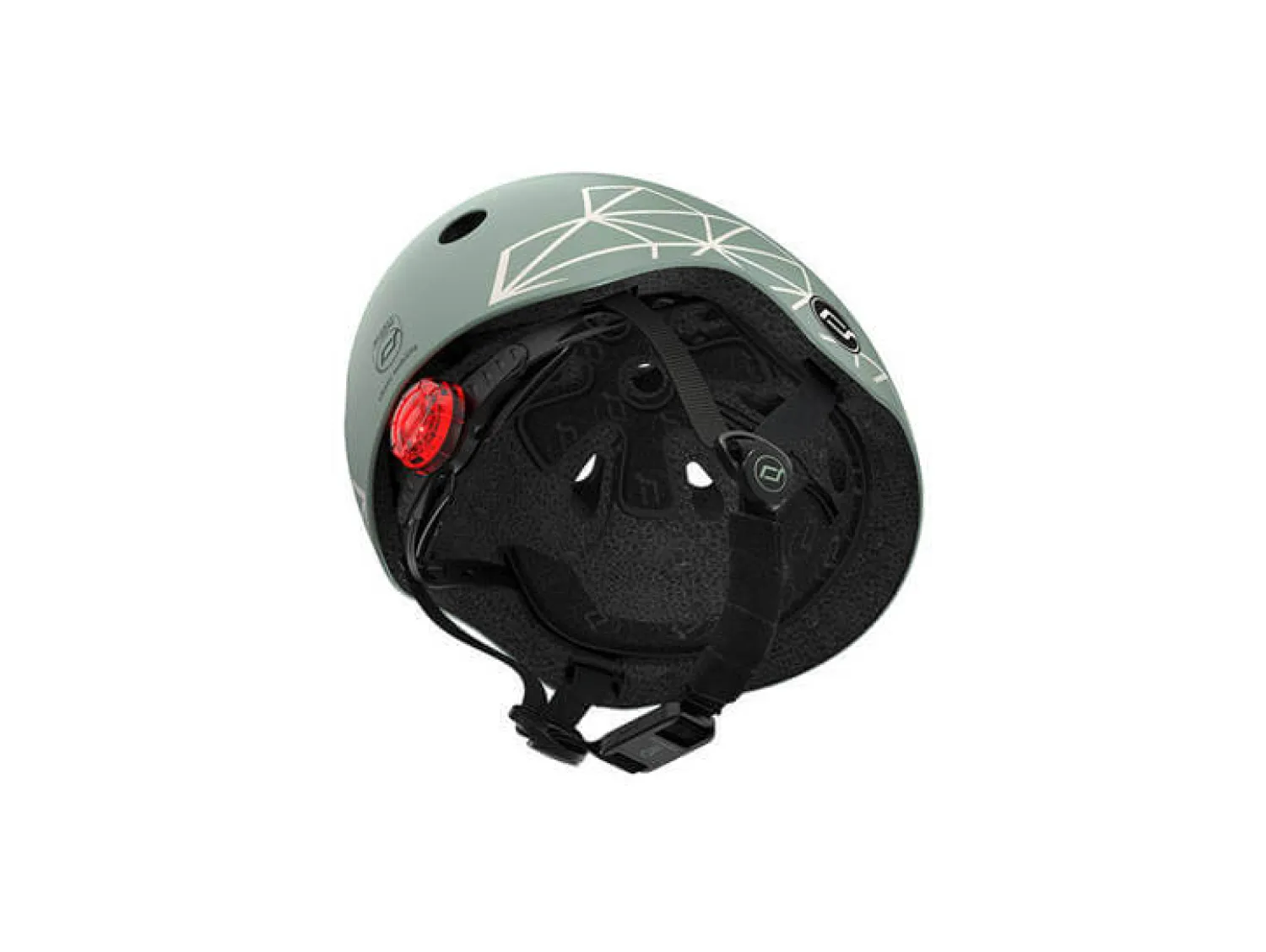 Kaski Dla Dzieci|Przydatne Akcesoria | Scootandride Kask XXS-S dla dzieci 1-5 lat Green Lines