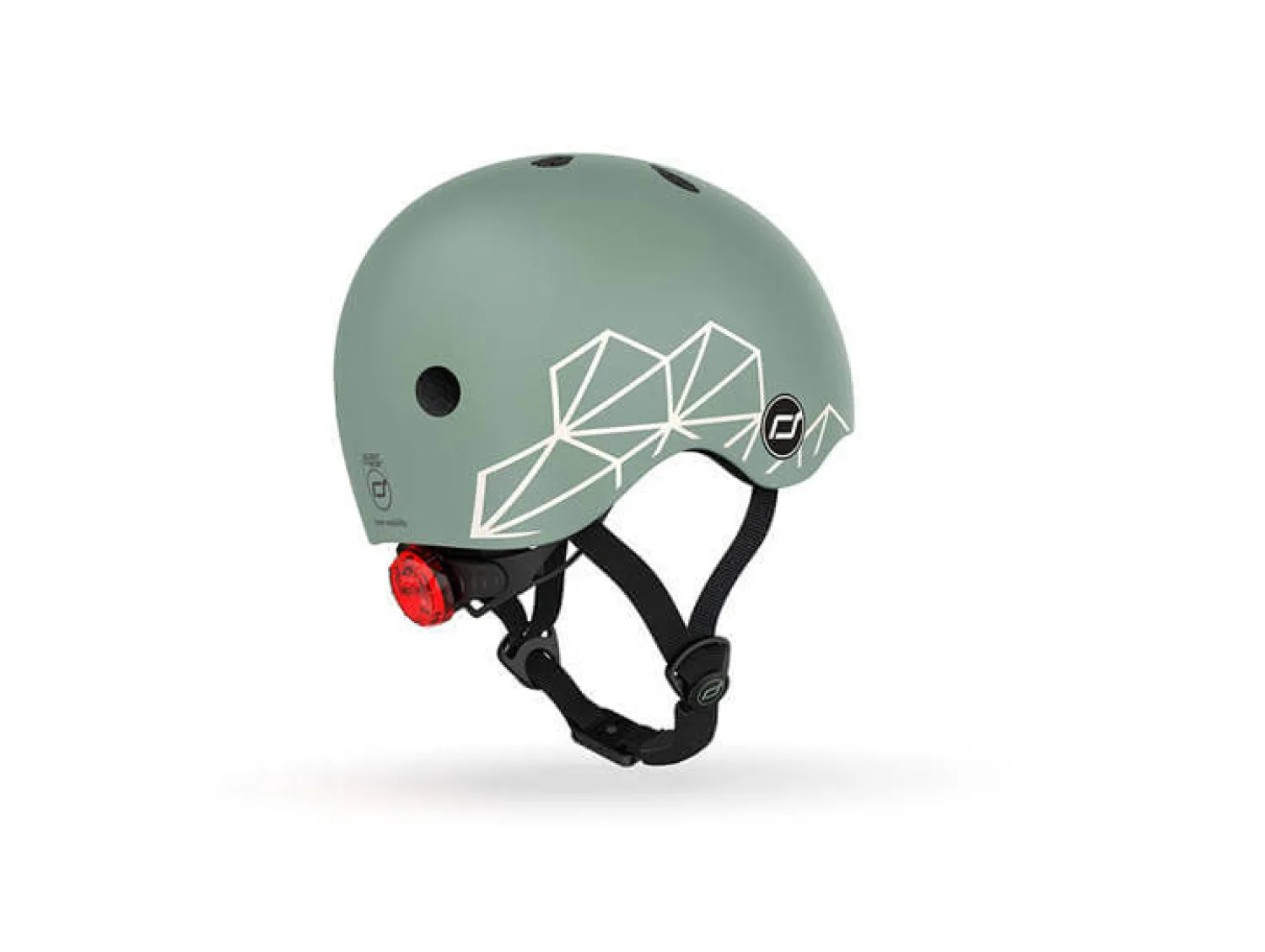 Kaski Dla Dzieci|Przydatne Akcesoria | Scootandride Kask XXS-S dla dzieci 1-5 lat Green Lines