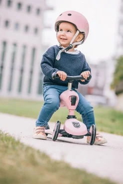 Kaski Dla Dzieci|Przydatne Akcesoria | Scootandride Kask XXS-S dla dzieci 1rż+ Rose