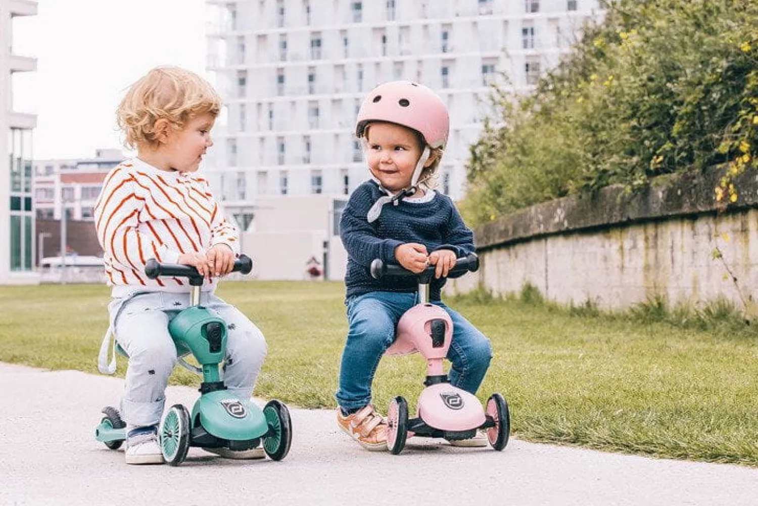Kaski Dla Dzieci|Przydatne Akcesoria | Scootandride Kask XXS-S dla dzieci 1rż+ Rose