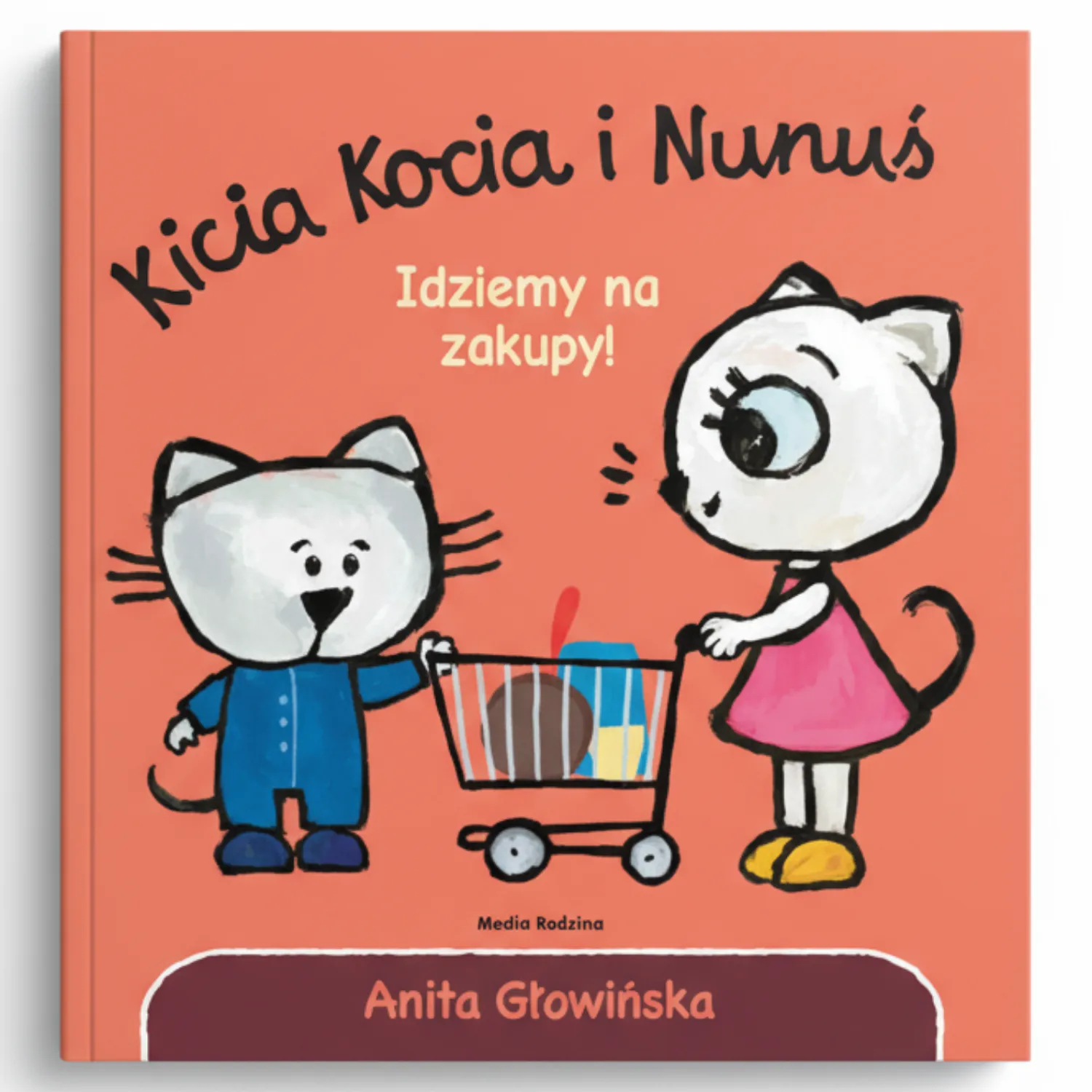 Kicia Kocia|0-2 Lat | Wydawnictwo Media Rodzina Kicia Kocia i Nunuś. Idziemy na zakupy!
