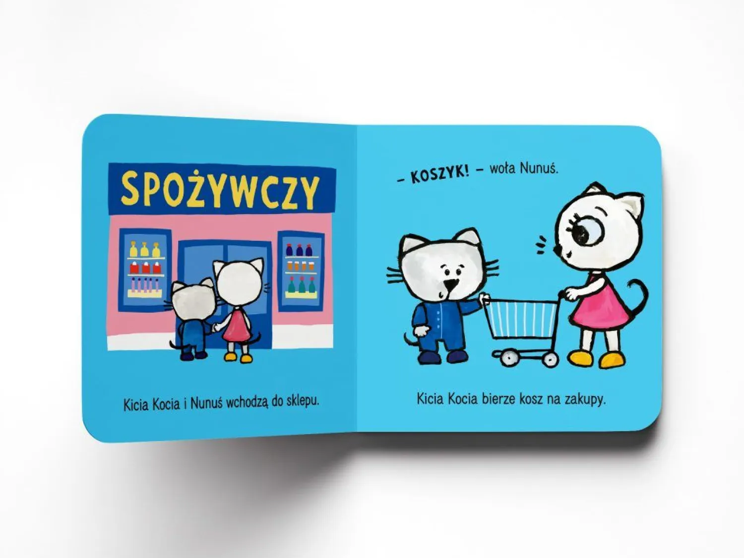 Kicia Kocia|0-2 Lat | Wydawnictwo Media Rodzina Kicia Kocia i Nunuś. Idziemy na zakupy!