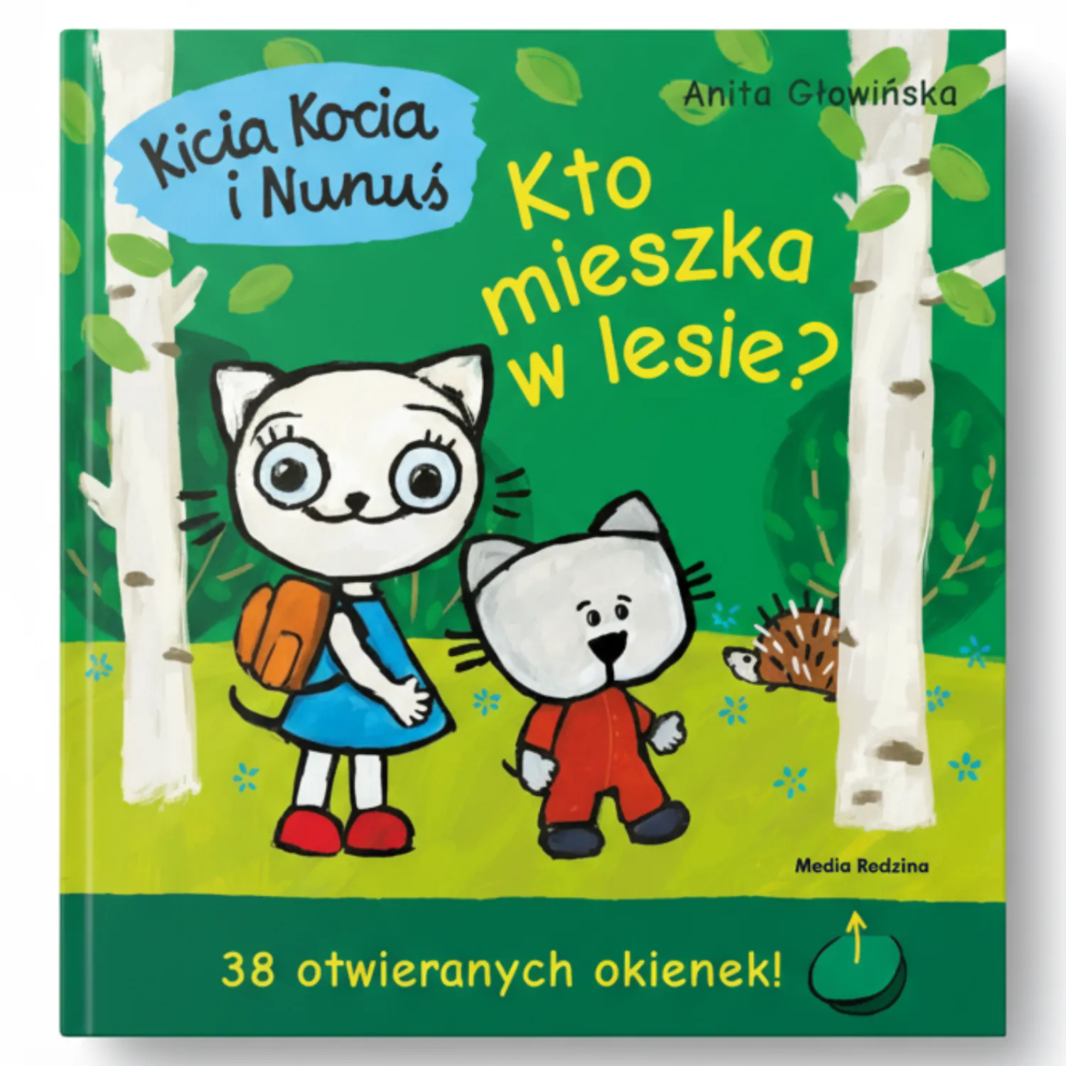 Kicia Kocia|Ruchome Elementy | Wydawnictwo Media Rodzina Kicia Kocia i Nunuś. Kto mieszka w lesie?