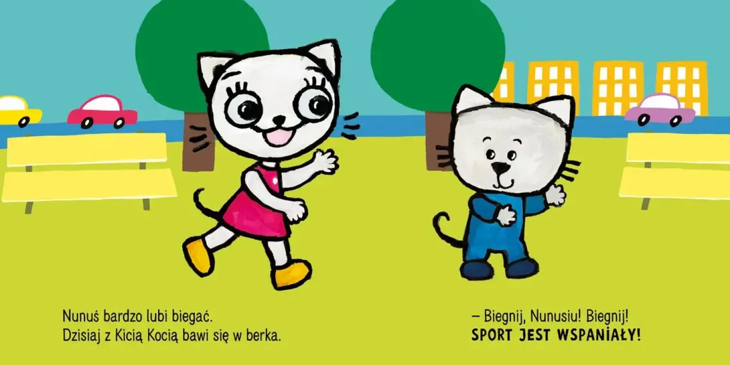 Kicia Kocia|2-5 Lat | Wydawnictwo Media Rodzina Kicia Kocia i Nunuś. Sport jest wspaniały
