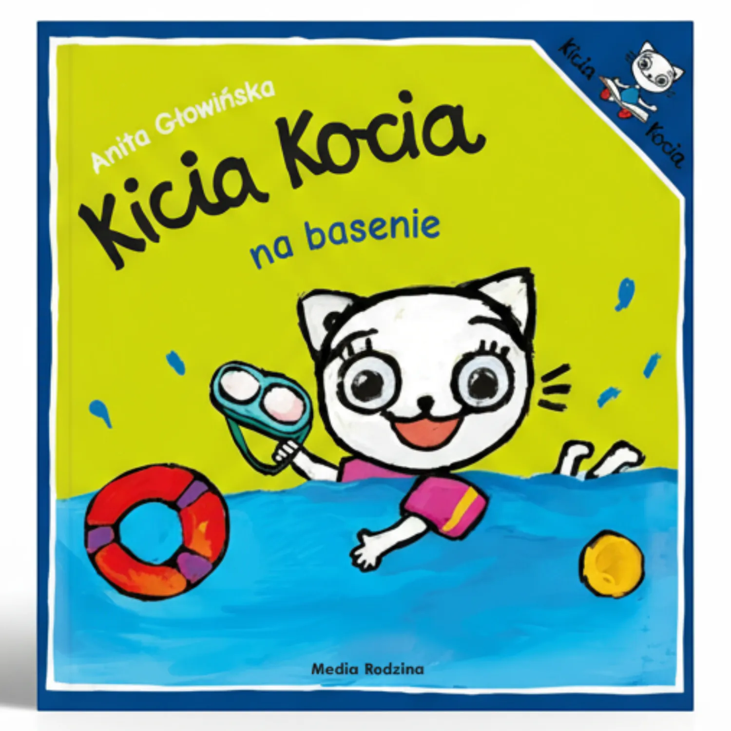 Kicia Kocia|2-5 Lat | Wydawnictwo Media Rodzina Kicia Kocia na basenie