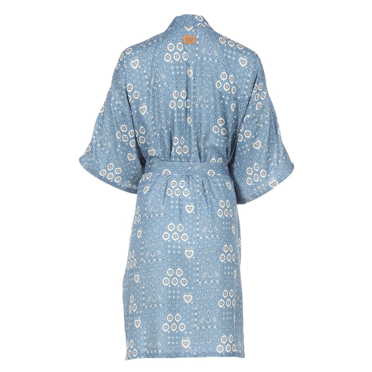 Szlafroki I Koszule Do Karmienia | La Millou Kimono Bambusowe - BANDANA DENIM