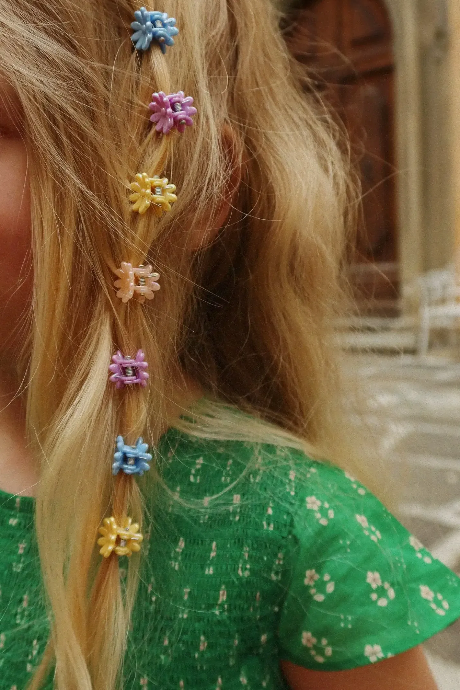 Akcesoria Do Włosów | Konges slojd Klamerki do włosów Mini Flower, 10 szt. - multi